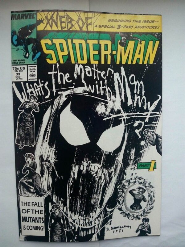 Komiks Web of Spiderman 33 December 1987