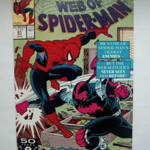 Komiks Web of Spiderman 81 October 1991