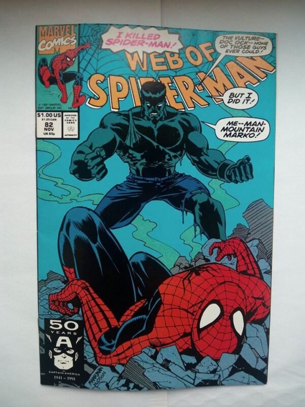 683.jpg Komiks Web of Spiderman 82 November 1991