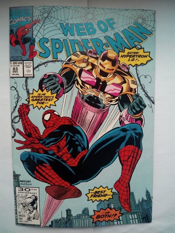 Komiks Web of Spiderman 83 December 1991