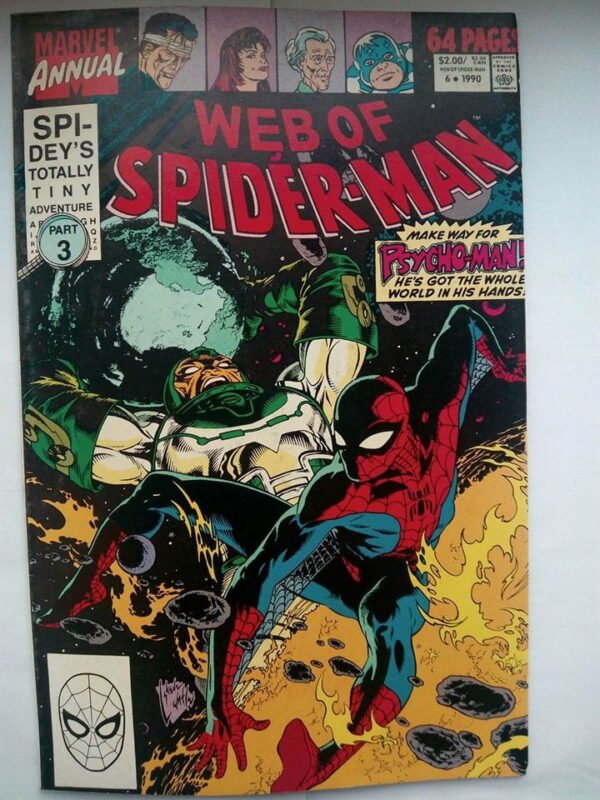 Komiks Web of Spiderman Annual 6 1990