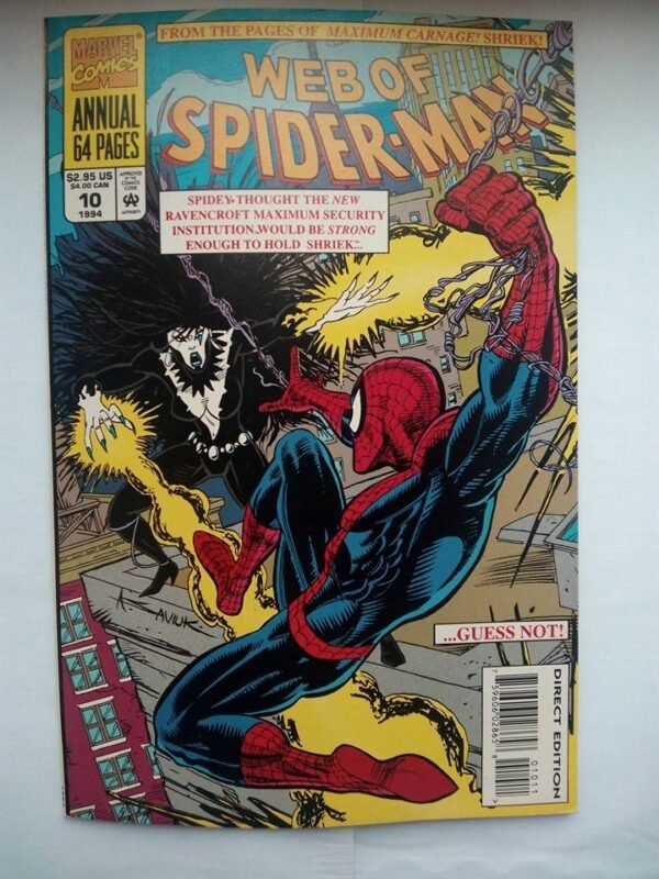 Komiks Web of Spiderman Annual 10 1994