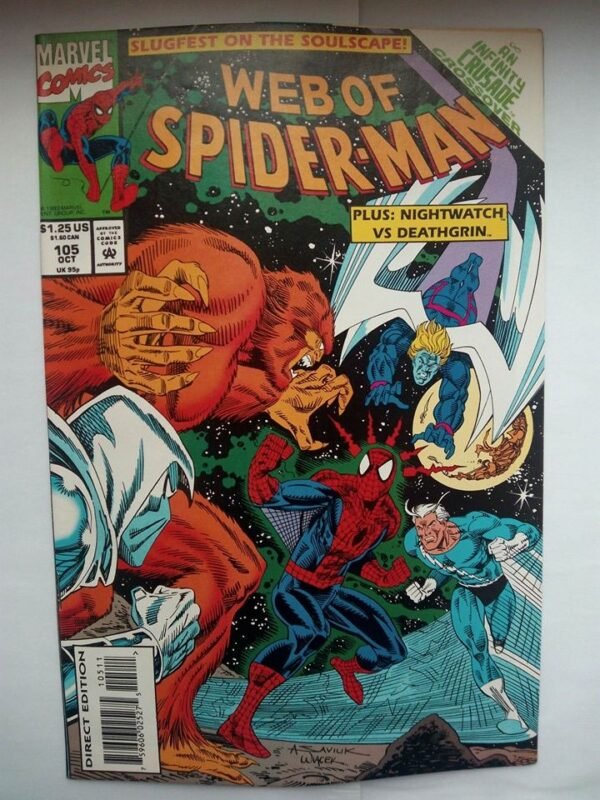 689.jpg Komiks Web of Spiderman 105 October 1993