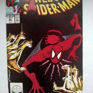 Komiks Web of Spiderman 62 March 1990