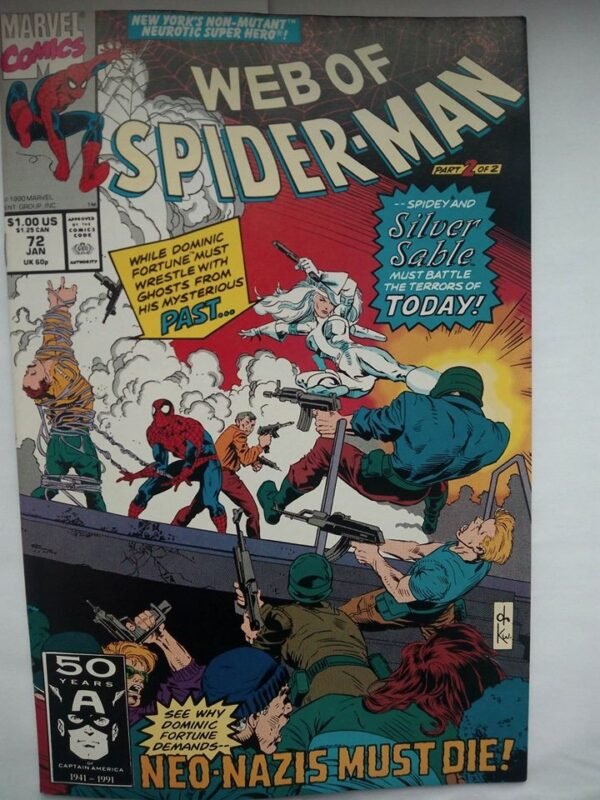 694.jpg Komiks Web of Spiderman 72 January 1990