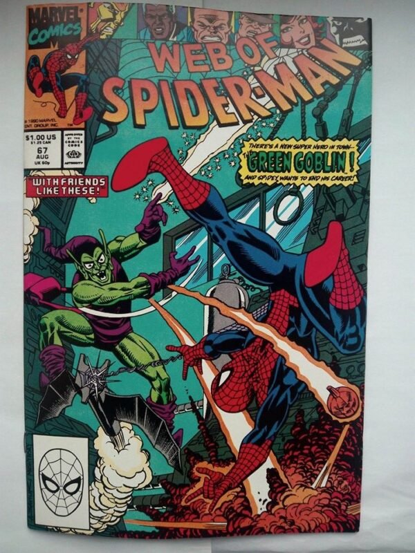 696.jpg Komiks Web of Spiderman 67 August 1990