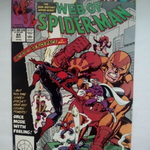 Komiks Web of Spiderman 64 May 1990