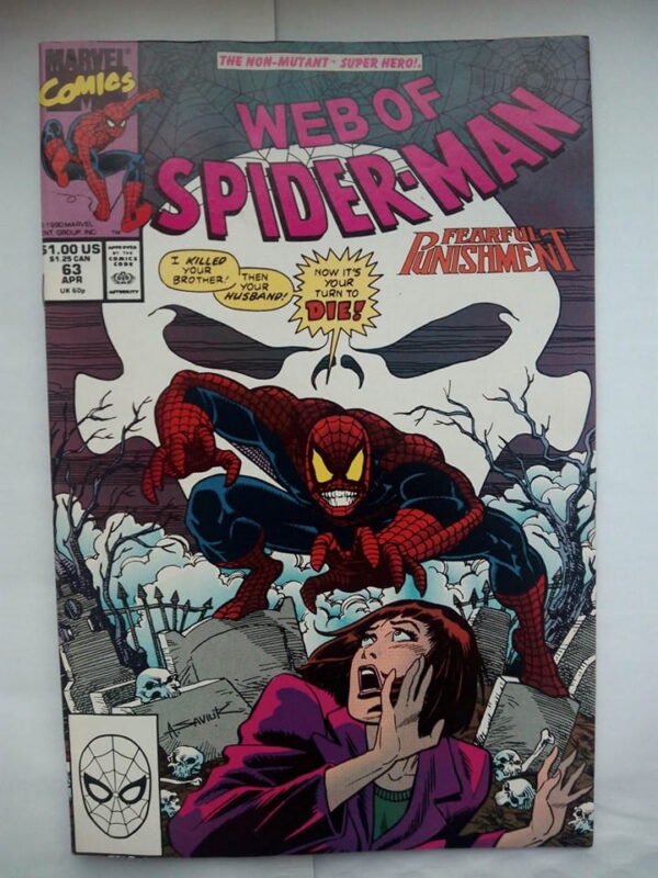 698.jpg Komiks Web of Spiderman 63 April 1990