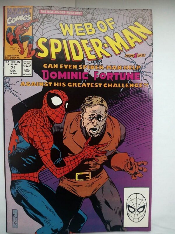 699.jpg Komiks Web of Spiderman 71 December 1990