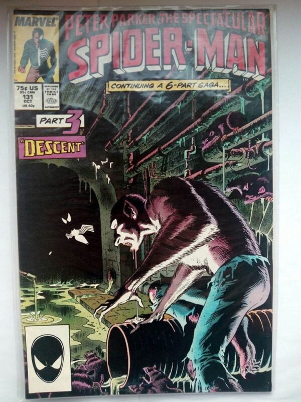 Komiks Spectacular Spiderman 131 October 1987