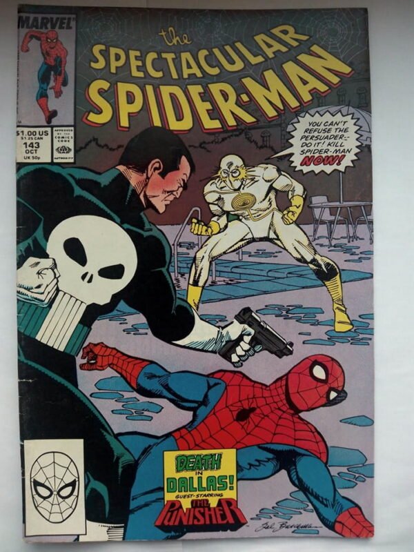 Komiks Spectacular Spiderman 143 October 1988
