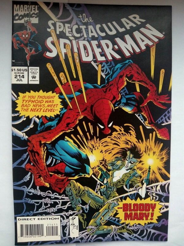 Komiks Spectacular Spiderman 214 July 1994