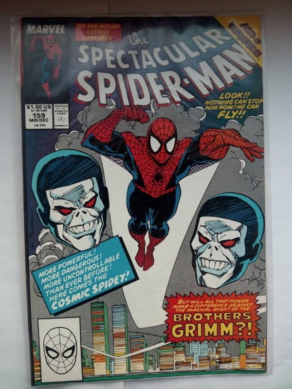 Komiks Spectacular Spiderman 159 December 1989