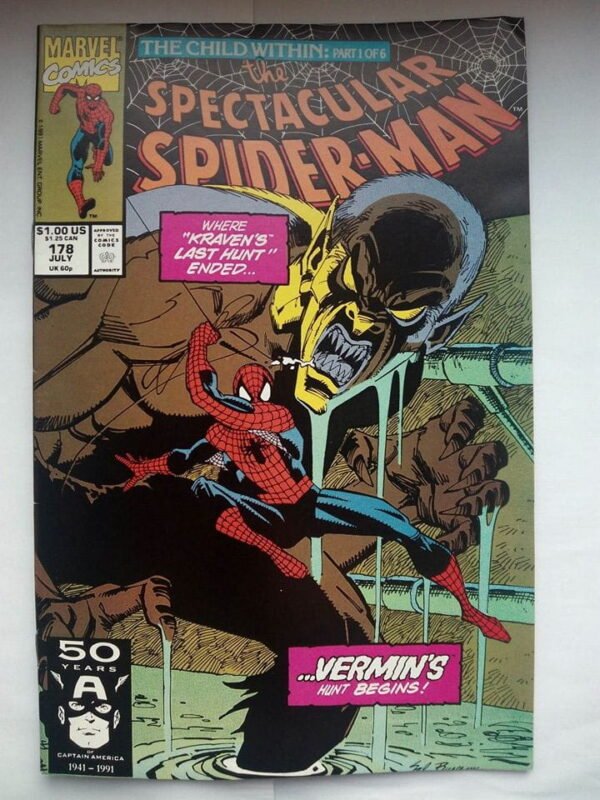 Komiks Spectacular Spiderman 178 July 1991
