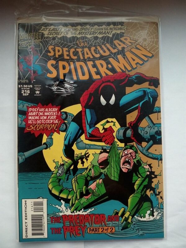 Komiks Spectacular Spiderman 216 September 1994
