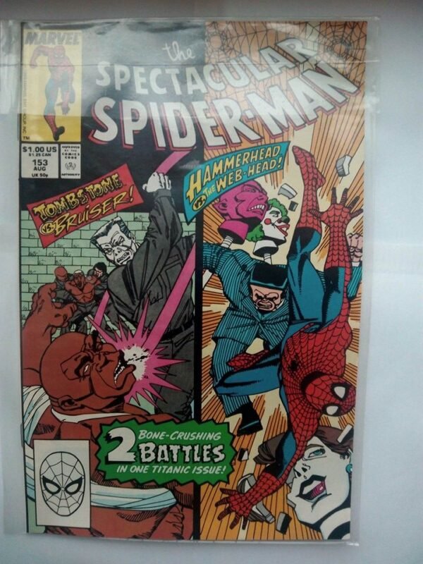 Komiks Spectacular Spiderman 153 August 1989