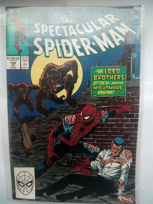 Komiks Spectacular Spiderman 152 July 1989