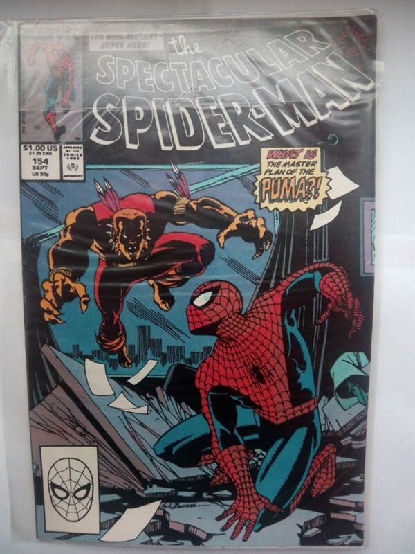 Komiks Spectacular Spiderman 154 September 1989