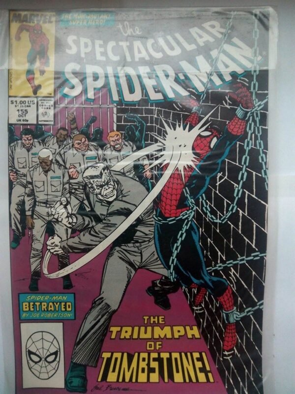 Komiks Spectacular Spiderman 155 October 1989
