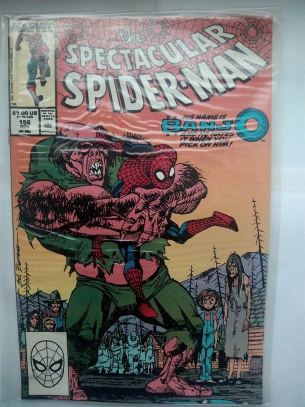 Komiks Spectacular Spiderman 156 November 1989