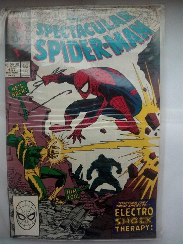 Komiks Spectacular Spiderman 157 November 1989