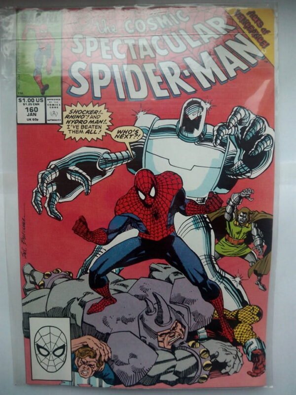 Komiks Spectacular Spiderman 160 January 1990