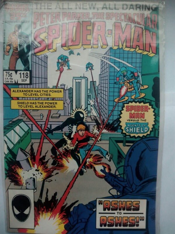 Komiks Spectacular Spiderman 118 September 1986
