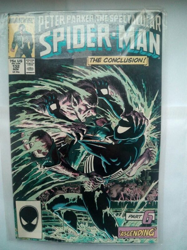 Komiks Spectacular Spiderman 132 November 1987