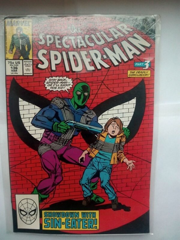 Komiks Spectacular Spiderman 136 March 1988