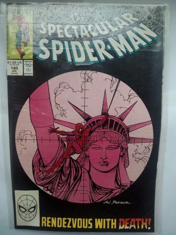 Komiks Spectacular Spiderman 140 July 1988