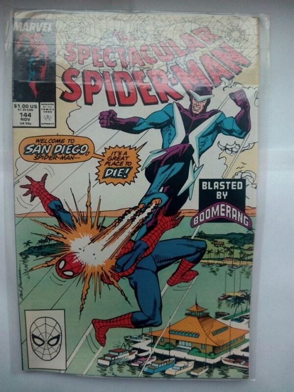 Komiks Spectacular Spiderman 144 November 1988