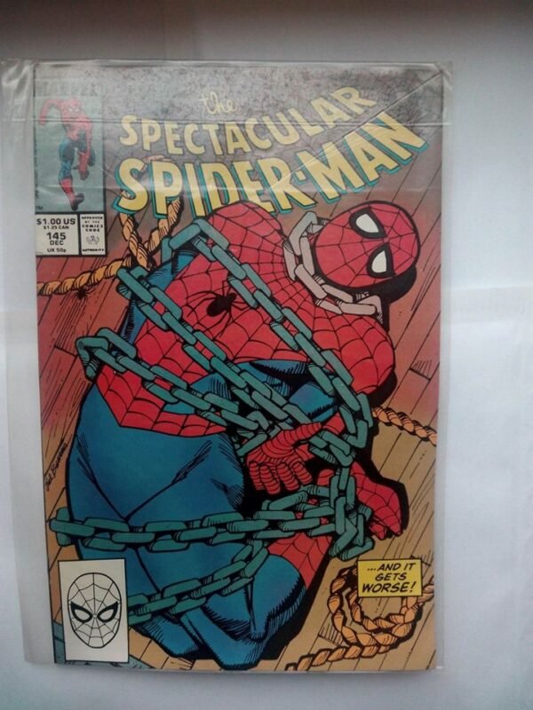 Komiks Spectacular Spiderman 145 December 1988