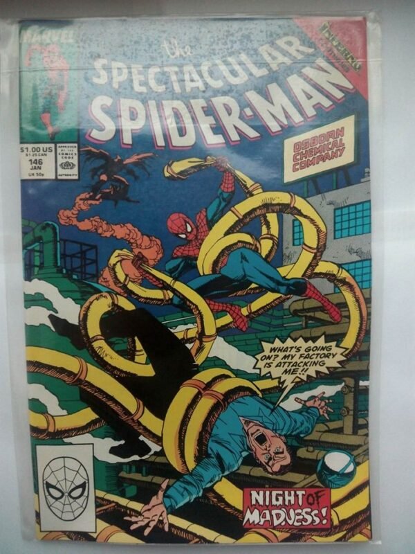 Komiks Spectacular Spiderman 146 January 1989