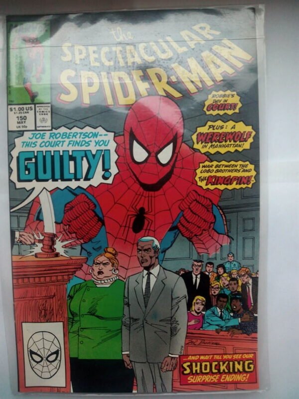 Komiks Spectacular Spiderman 150 May 1989