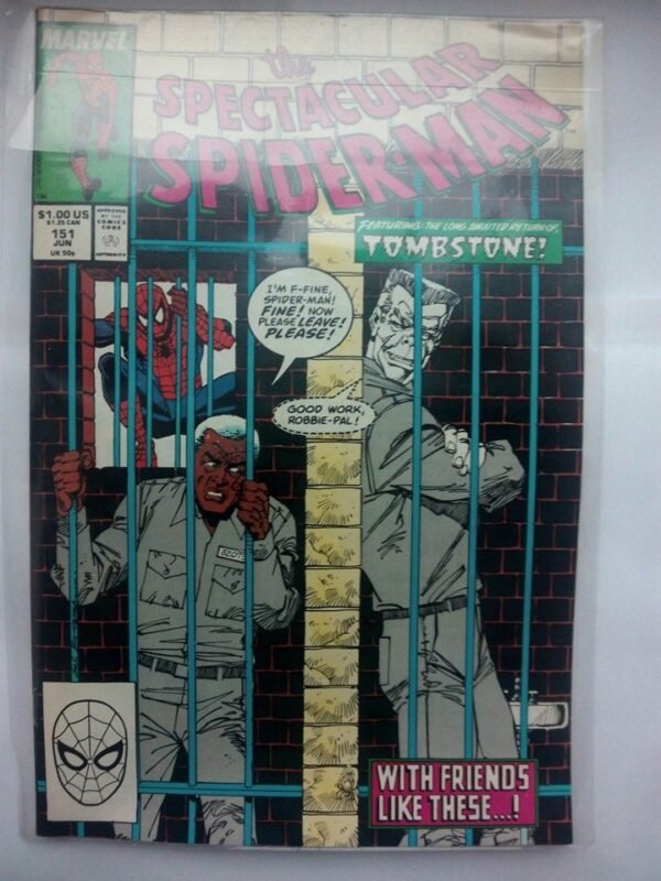 Komiks Spectacular Spiderman 151 June 1989