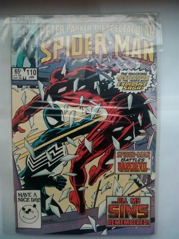 Komiks Spectacular Spiderman 110 January 1986