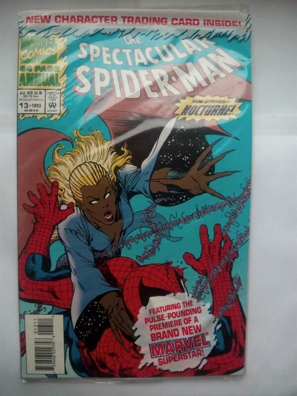 842.jpg Zafoliowany Komiks Spectacular Spiderman 13 Annual+Karta