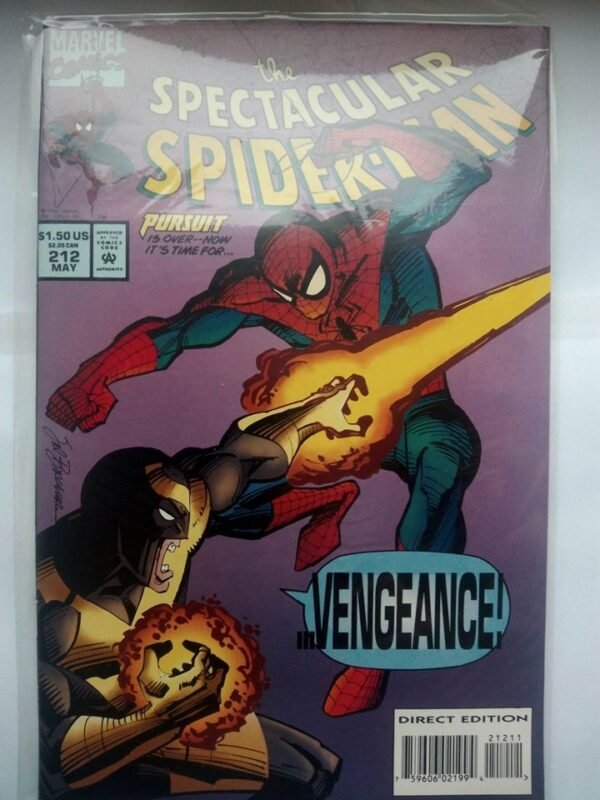 Komiks Spectacular Spiderman 212 May 1994+Karty