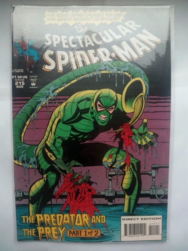 Komiks Spectacular Spiderman 215 August 1994