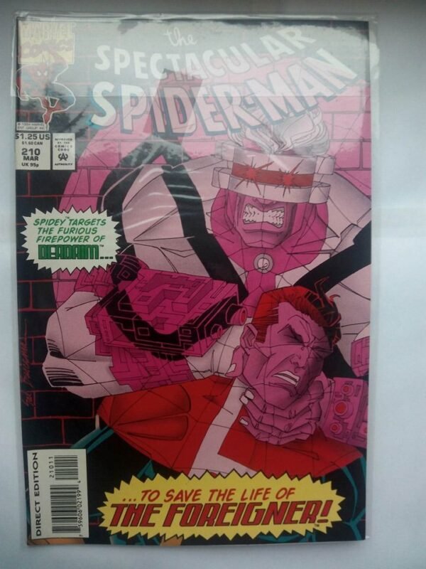 Komiks Spectacular Spiderman 210 march 1993