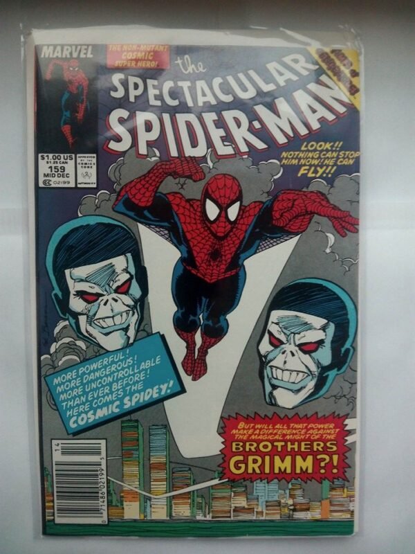 Komiks Spectacular Spiderman 159 Mid December 1989