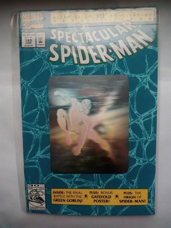 Komiks Spectacular Spiderman 189 June 1992 Giant+Plakat
