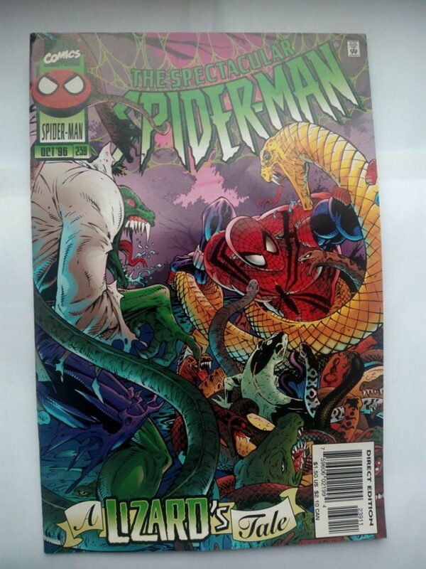 Komiks Spectacular Spiderman 239 October 1996+Karta