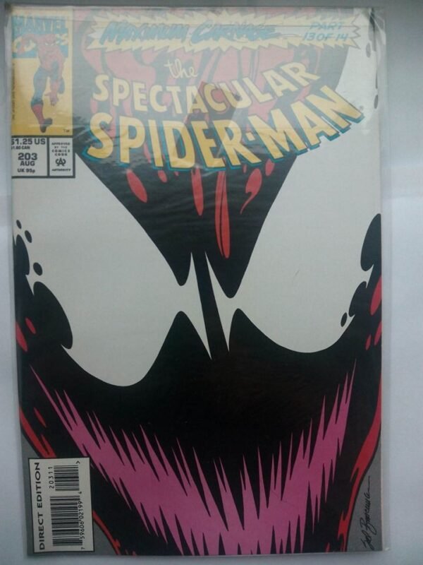 Komiks Spectacular Spiderman 203 August 1993