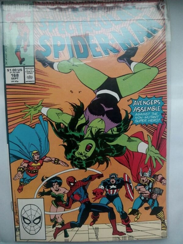 Komiks Spectacular Spiderman 168 September 1990