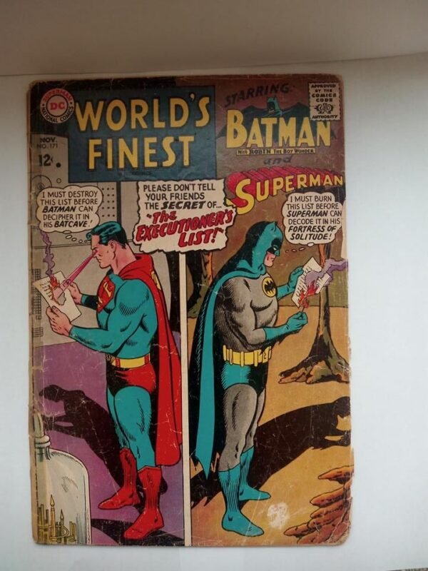 93f77055980950eec8cae331ec02eb31.jpg Komiks Worlds Finest 171 November 1967