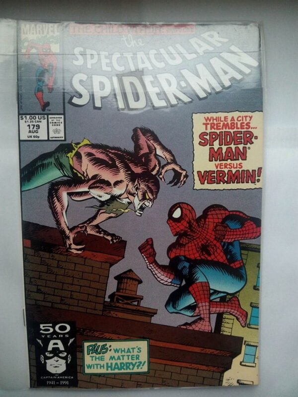 Komiks Spectacular Spiderman 179 August 1991