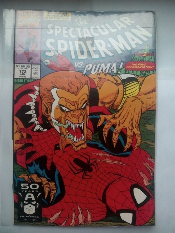 Komiks Spectacular Spiderman 172 January 1991