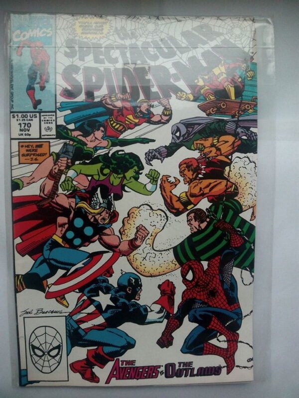 Komiks Spectacular Spiderman 170 November 1990