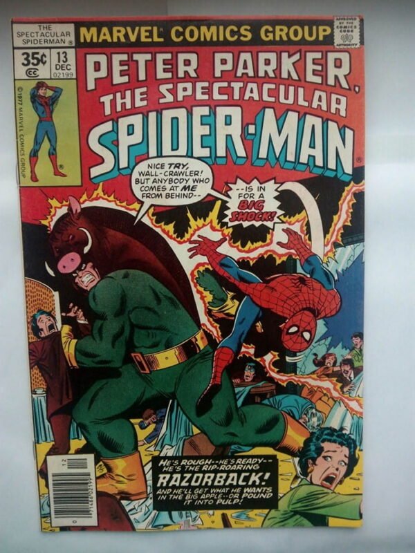 Komiks Spectacular Spiderman 13 December 1977
